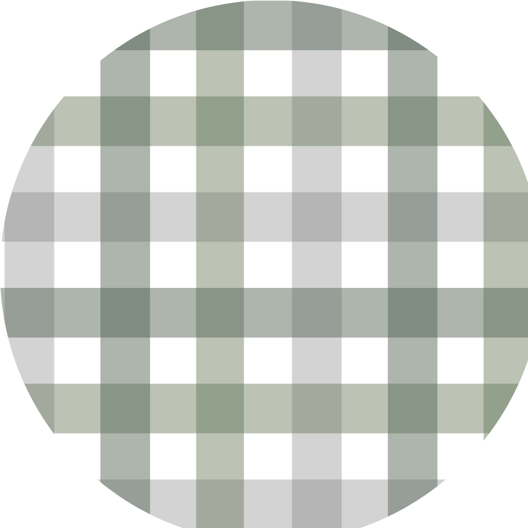 Gingham Olive Grey
