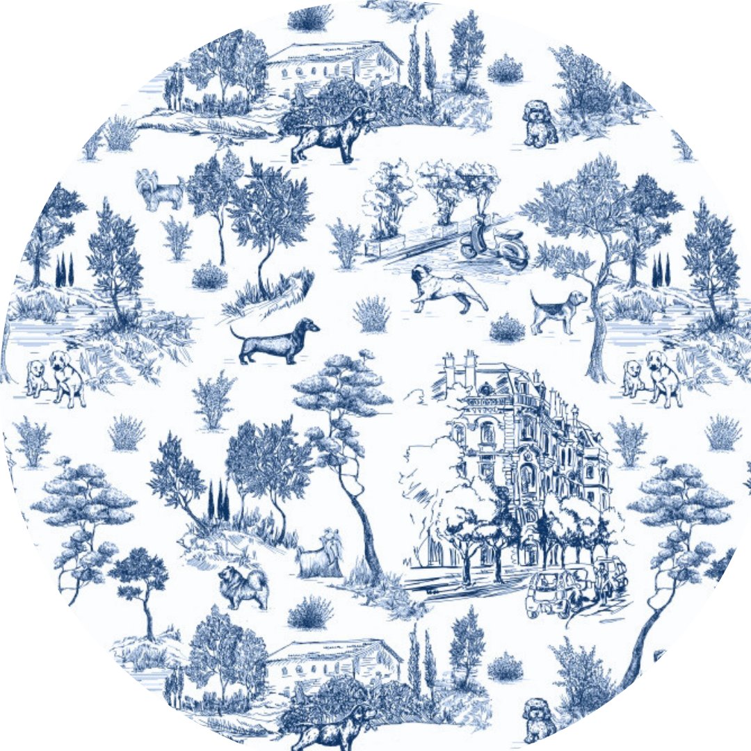 Toile de Chien Navy