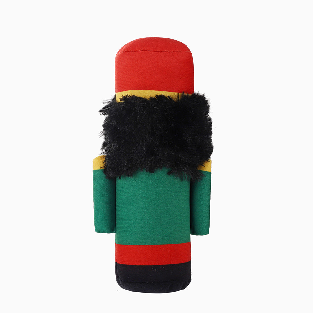 Coco & Pud Happy Woofmas Nutcracker Christmas reverse side of Dog Toy - Hugsmart