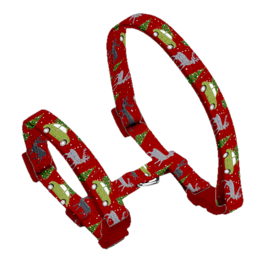 Coco & Pud deck the paws christmas cat harness