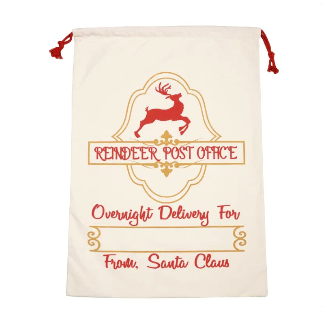Christmas Personalised Santa Sack - Reindeer Post Office