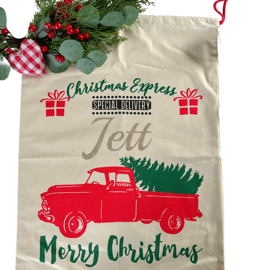 Coco & Pud Chrismtas Santa Sack Christmas Express