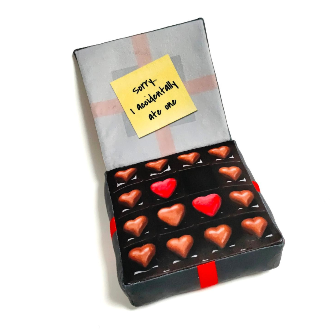 Coco & Pud - K9 Card Co Box of Chocolates Dog Toy Sorry I accidently ate one- Catwalk DOG