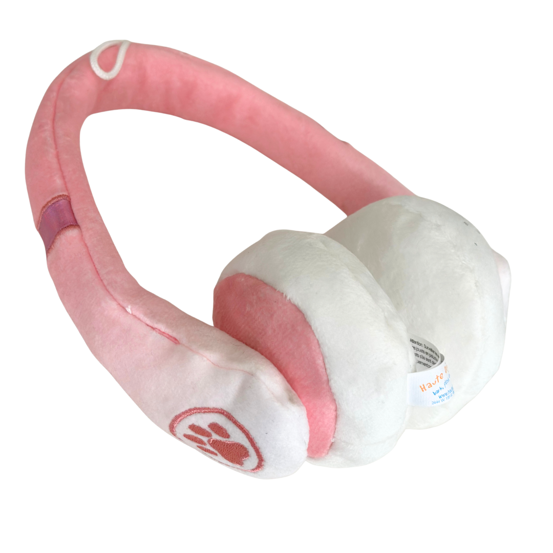 Coco & Pud Barks Headphones Dog Toy angle view- Haute Diggity Dog