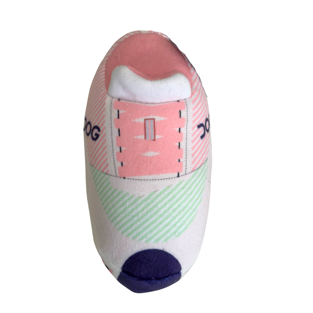 Coco & Pud DOG Workout Shoe Dog Toy from above - Haute Diggity Dog
