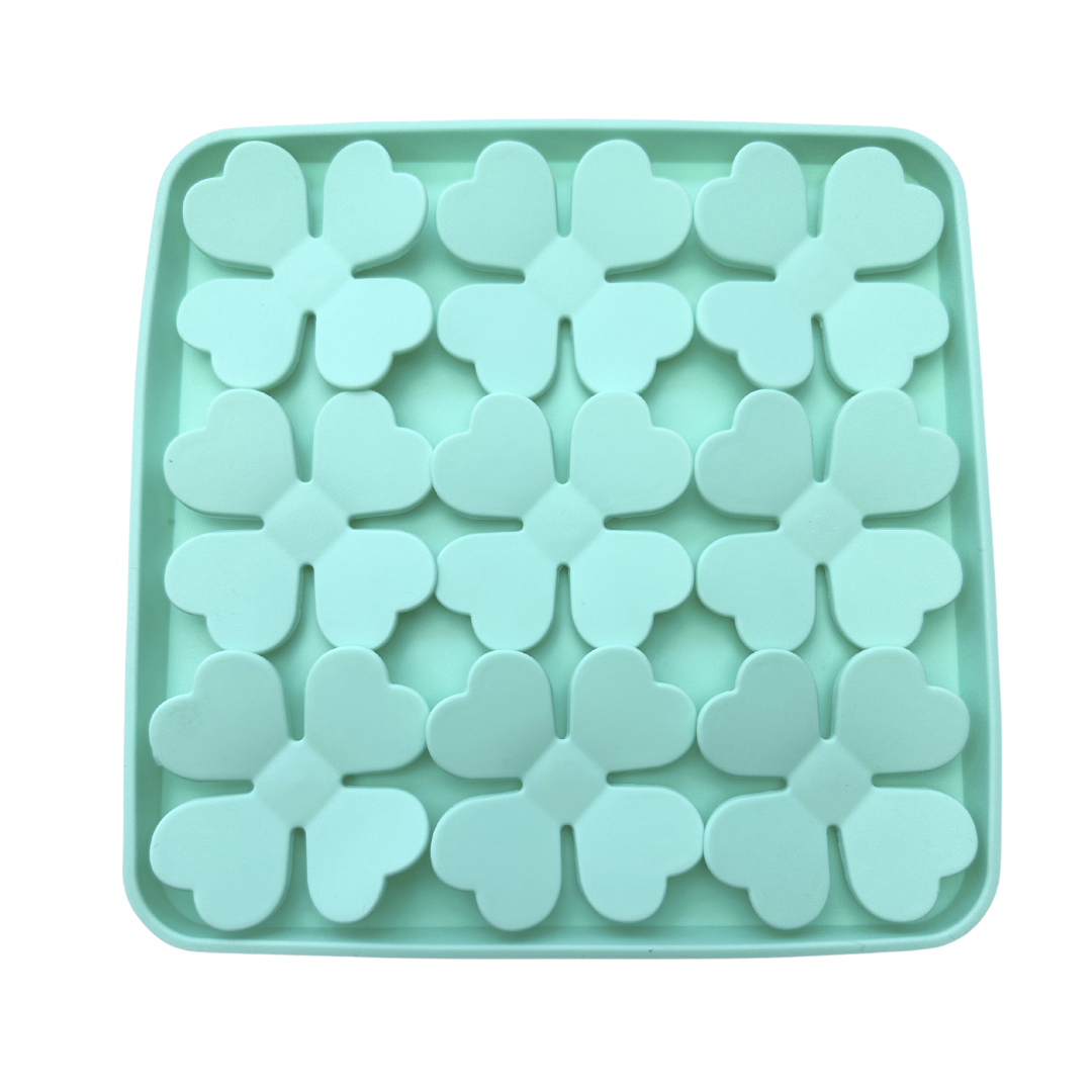 Coco & Pud Flower Slow Feeder Non-Slip Mat - Azure