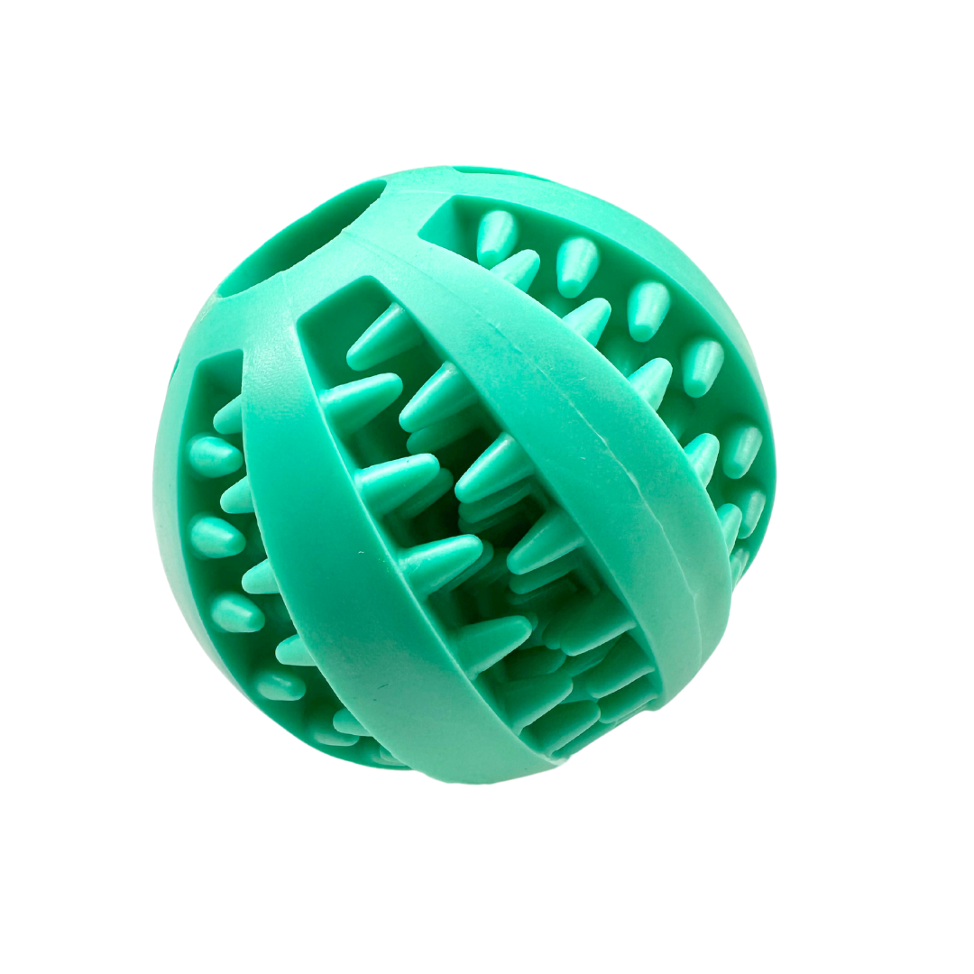 Coco & Pud Interactive Dog Treat Ball Toy - Seafoam
