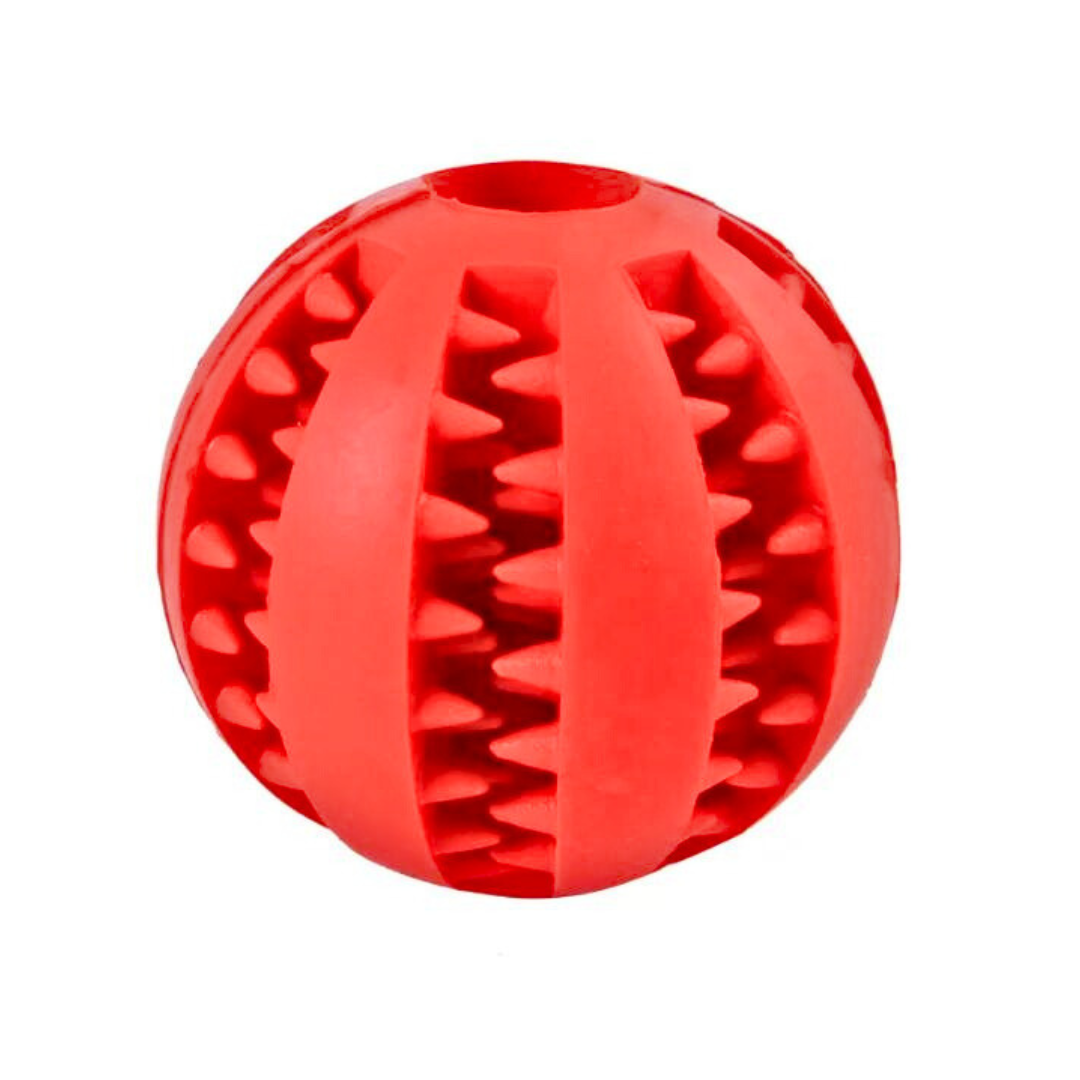 Coco & Pud Interactive Dog Treat Balll - Red