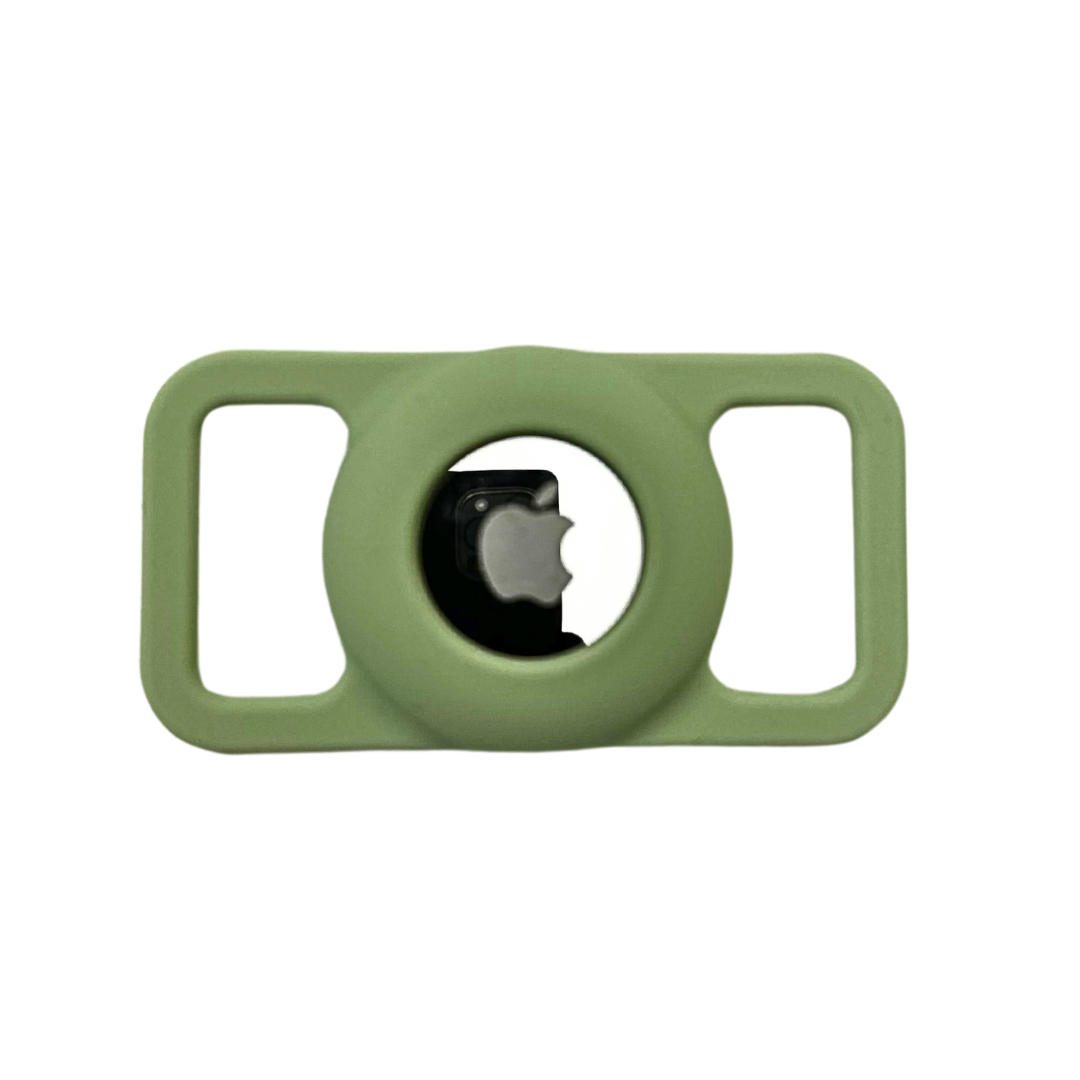 Coco & Pud Pet Air Tag Olive (ML & Harnesses) front view