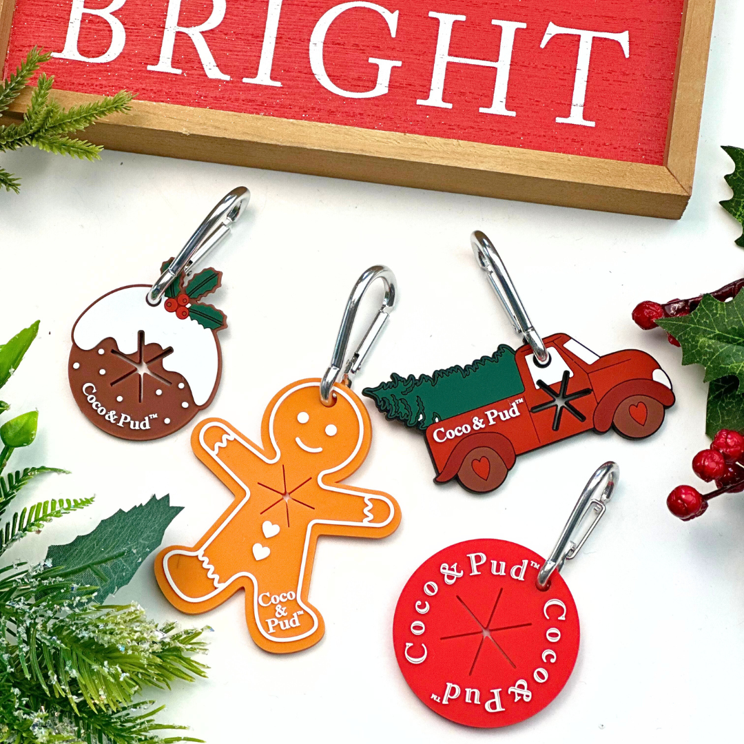 Coco & Pud Christmas Poop Bag Carriers Collection