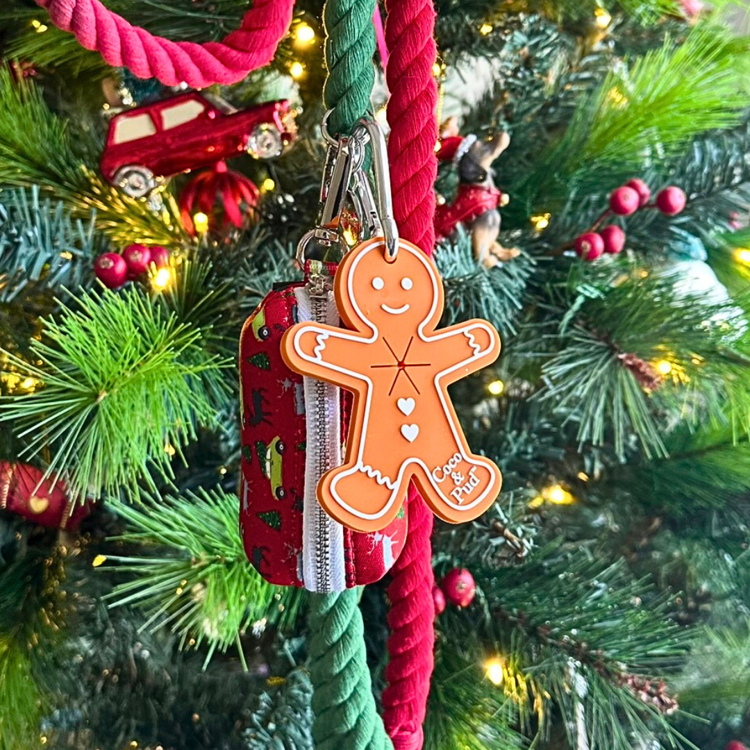 Poop Bag Carrier - Gingerbread Man