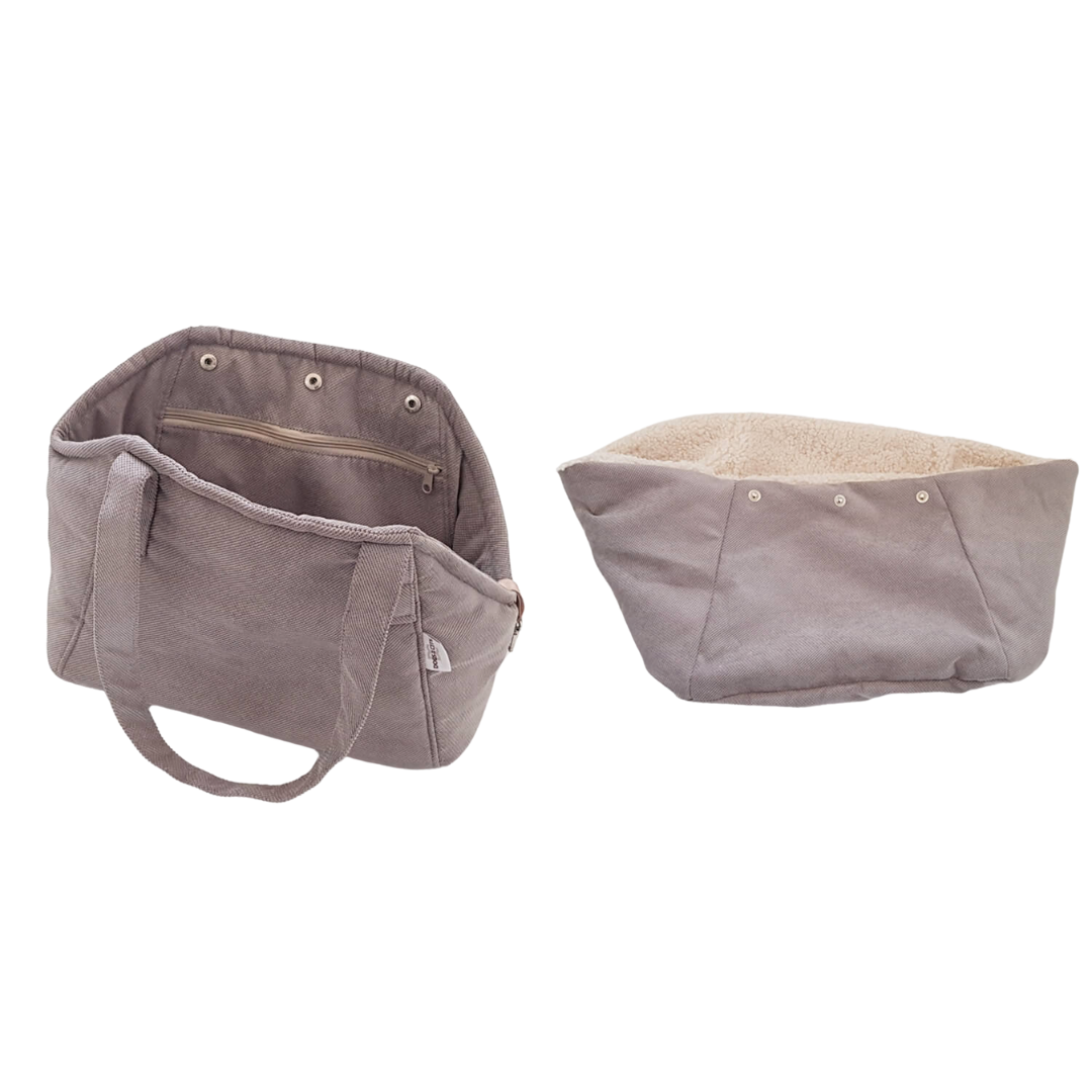 Madison Dog/ Puppy Carrier - Mouse