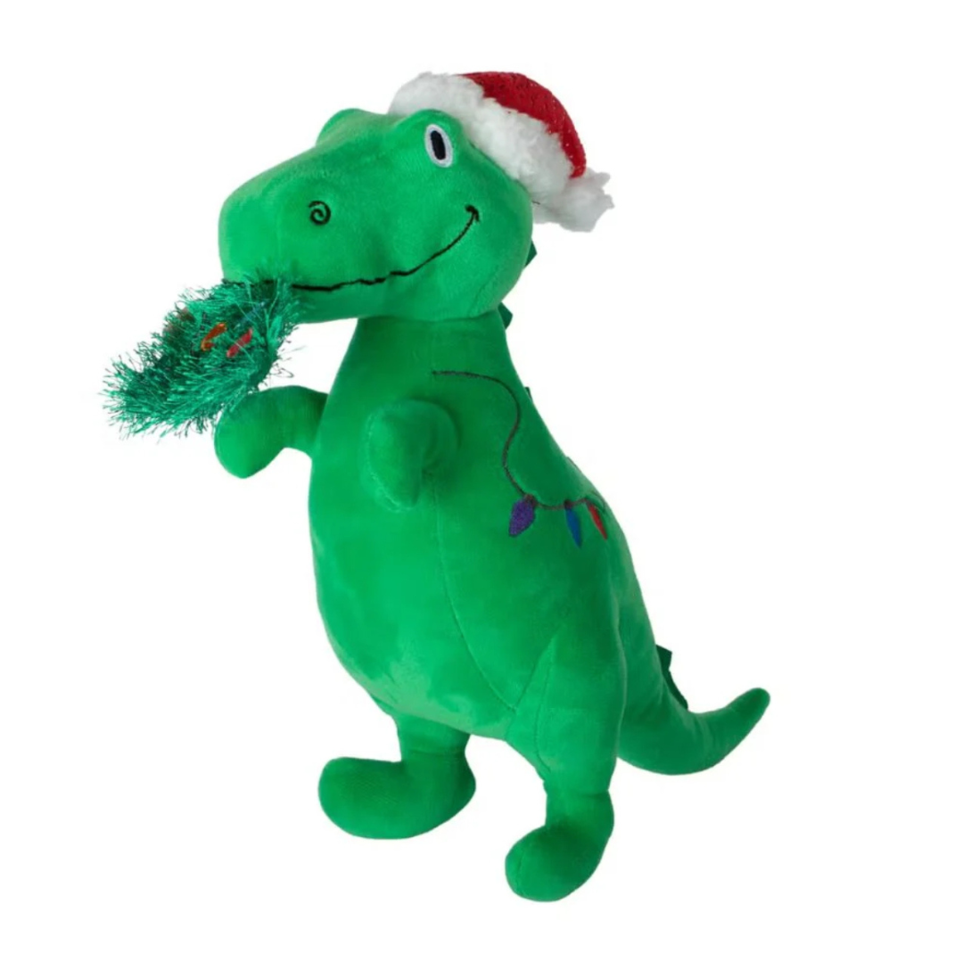Hungry for the Holidays Rex Christmas Dog Toy - Main Image