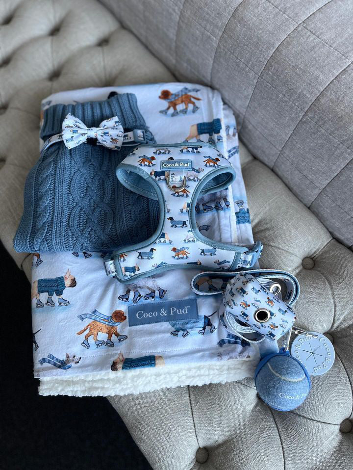 Skating Dogs Luxe Pet Blanket by Coco & Pud