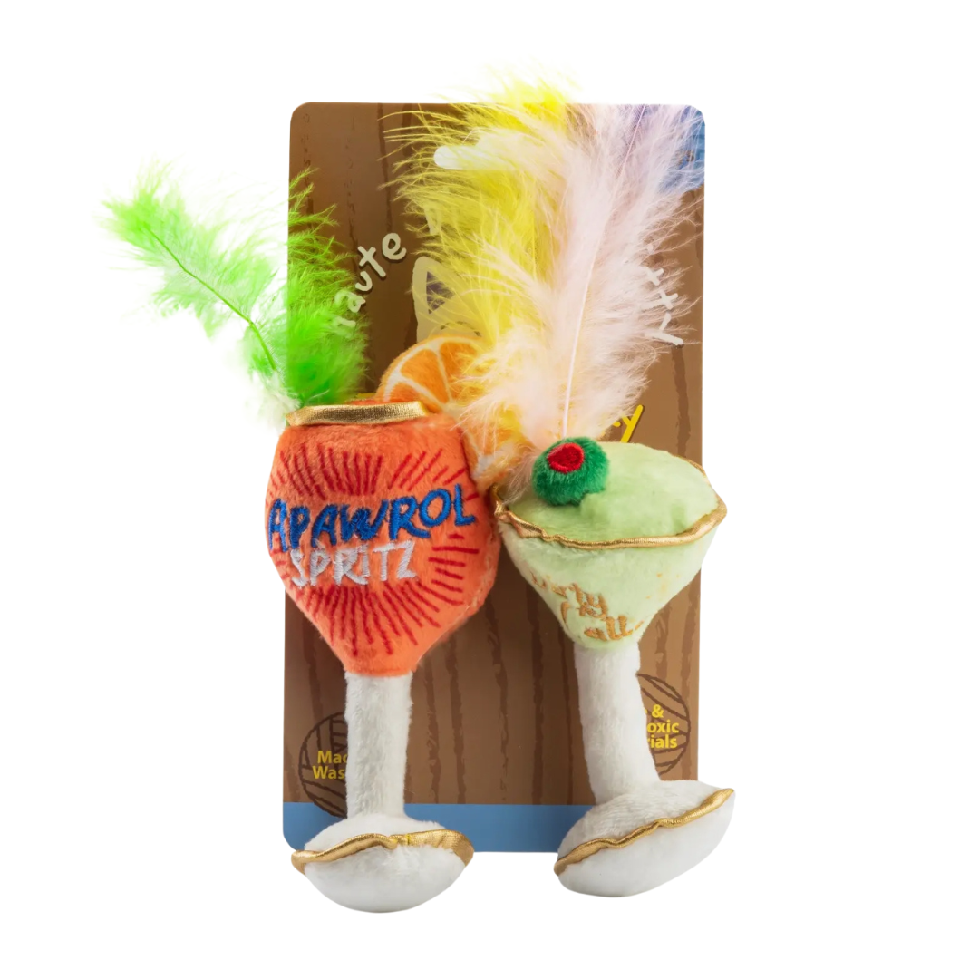 Coco & Pud Kitty Cocktails (2 Cocktails) Organic Catnip Cat Toys