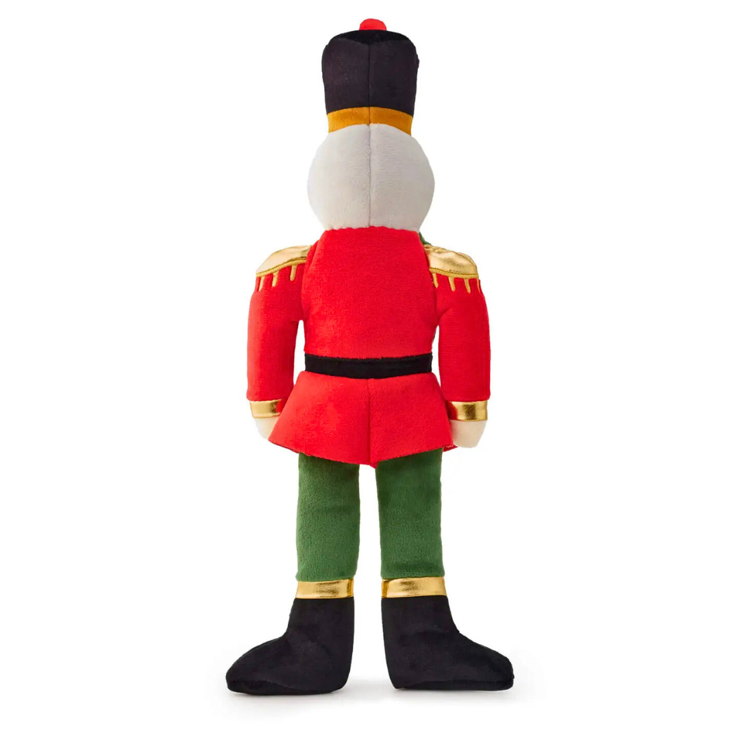 Coco & Pud - back of Nutcracker Interactive Snuffle Christmas Dog Toy - The Foggy Dog
