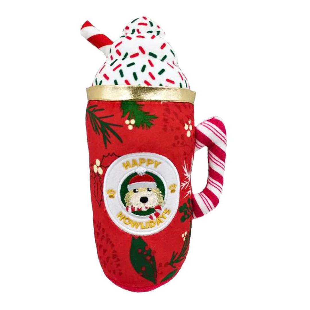 Coco & Pud Starbarks Howliday Cheer Mug Plush Dog Toy - Haute Diggity Dog