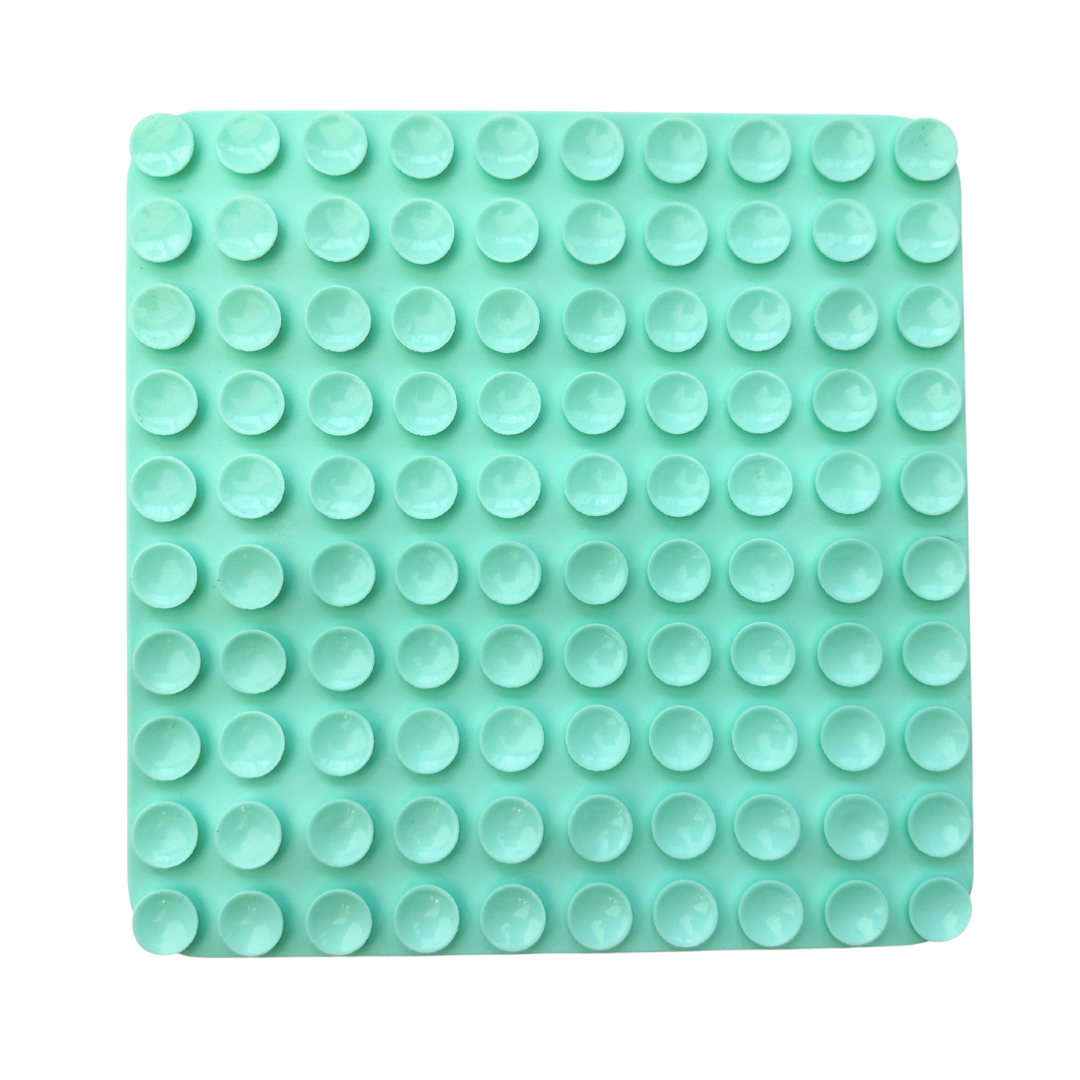 Coco & Pud Suction base of Flower Slow Feeder Mat - Azure