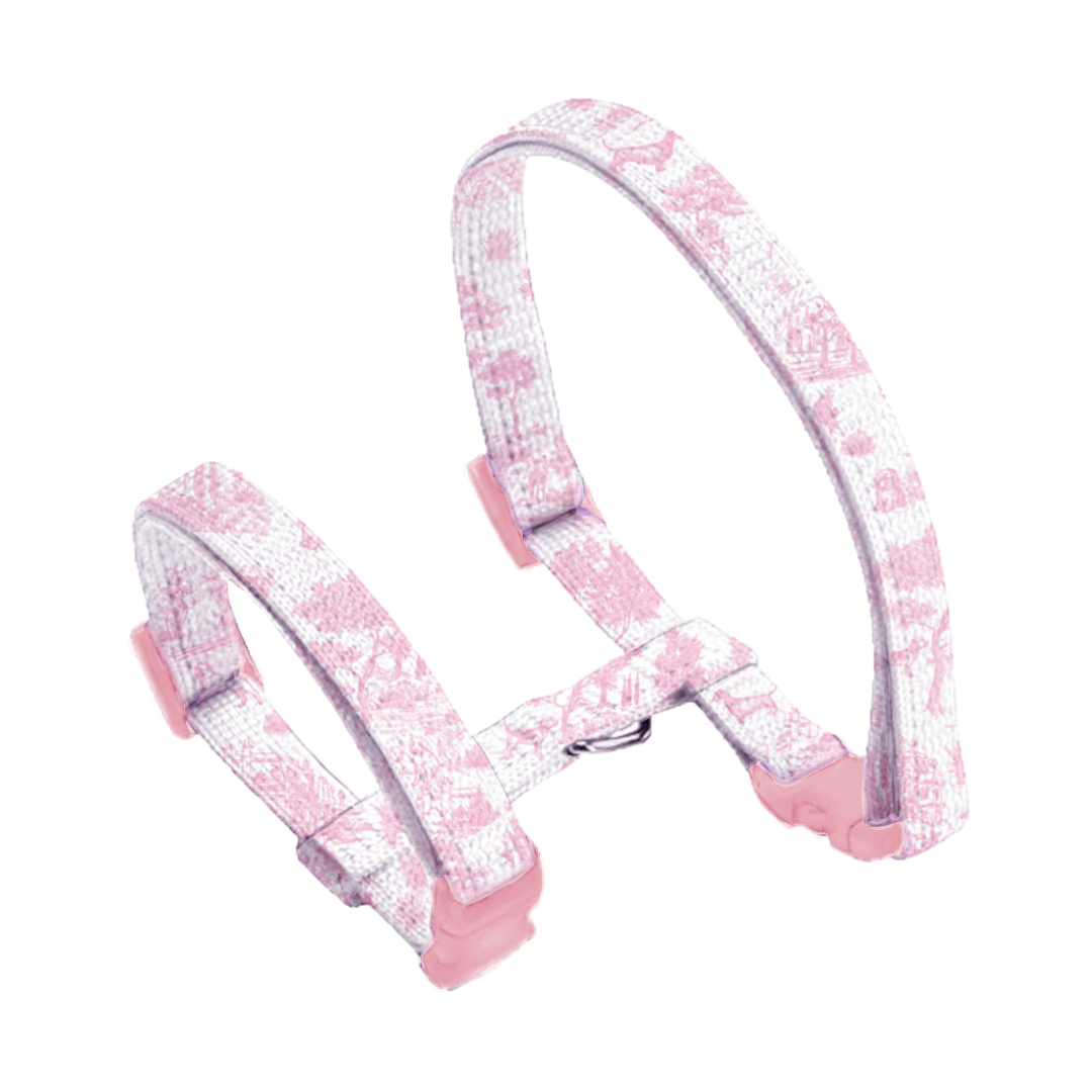 Coco & Pud Toile de Chien Cat Harness Rose