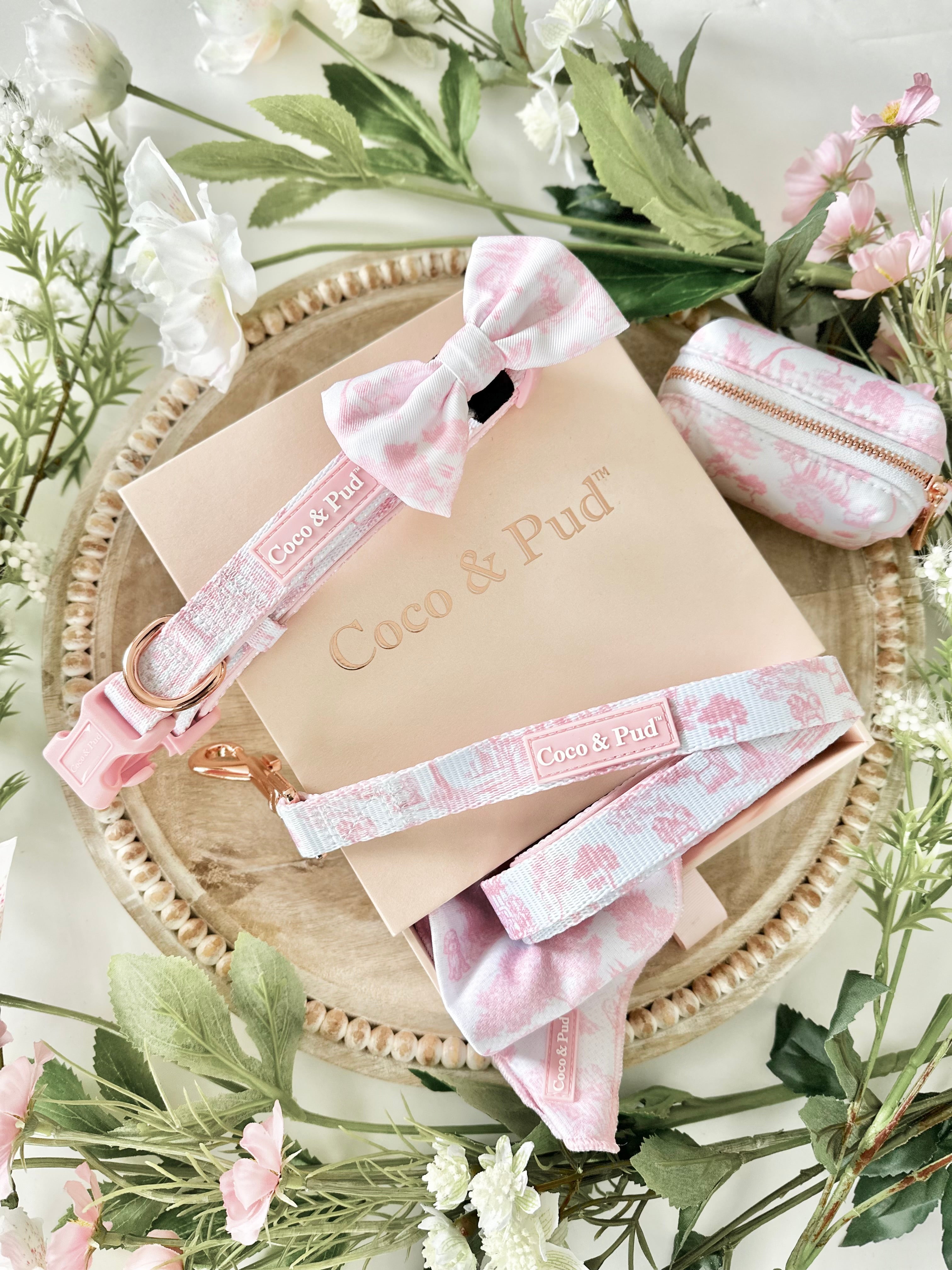 Toile de Chien Rose Dog Lead/Leash
