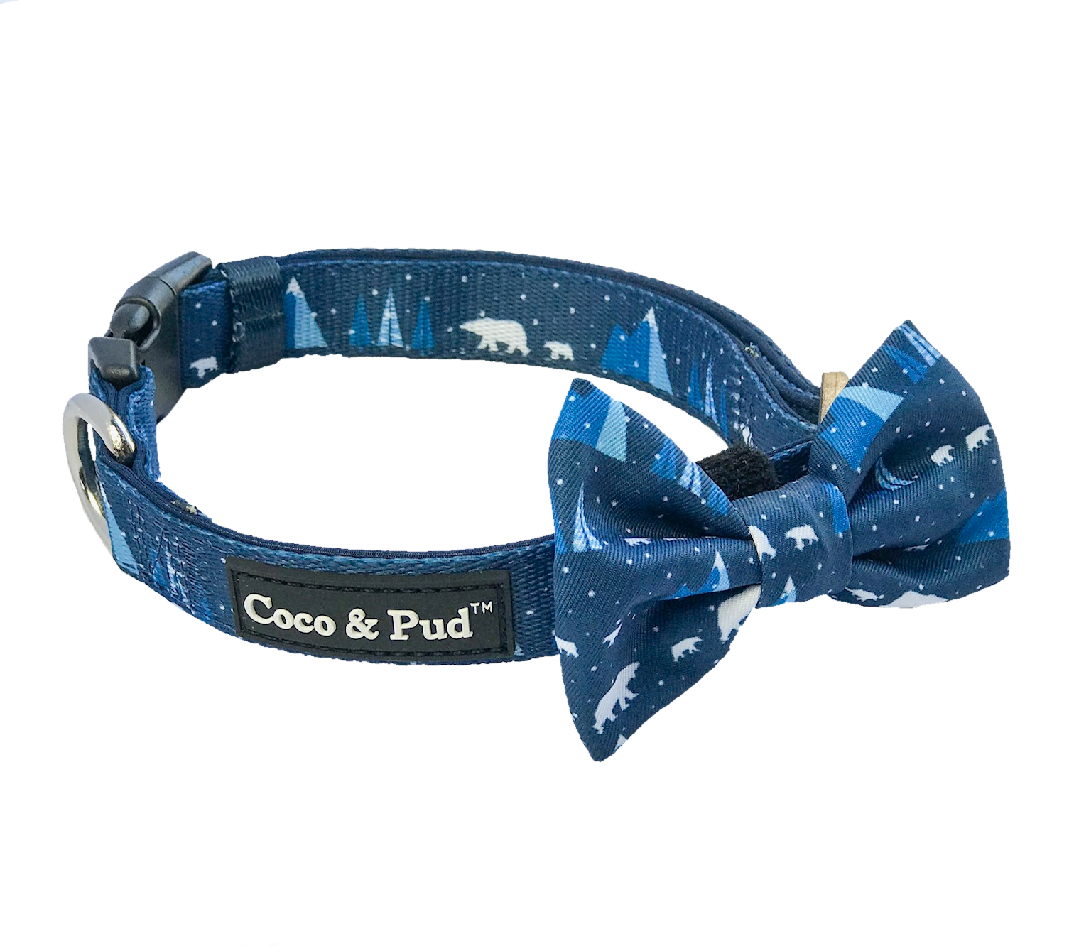 Coco & Pud Arctic Pup Bowtie
