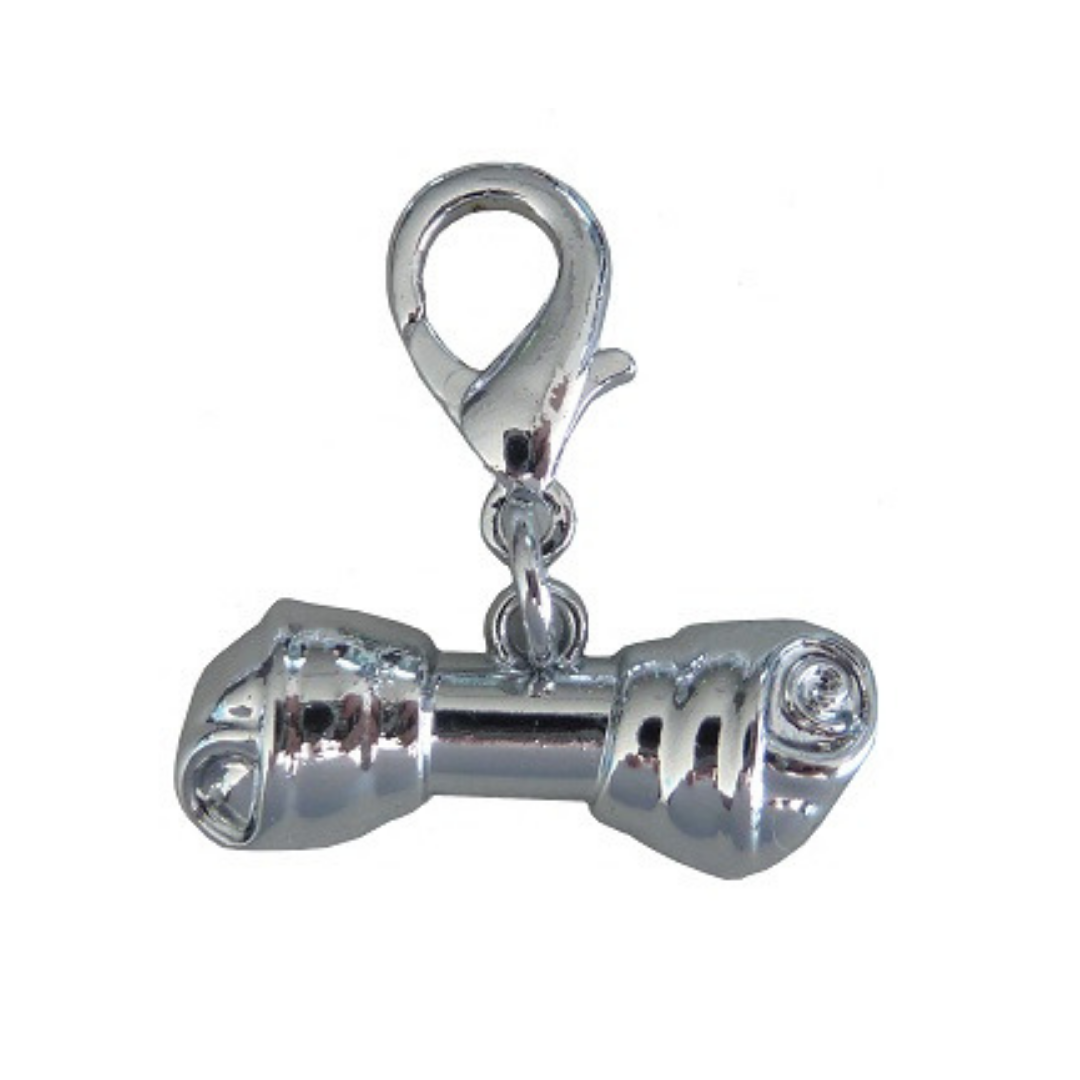Bone Collar Charm - Silver - Coco & Pud