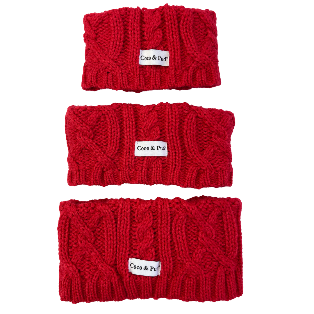 Coco & Pud Coco Cable Dog Snood - 3 sizes