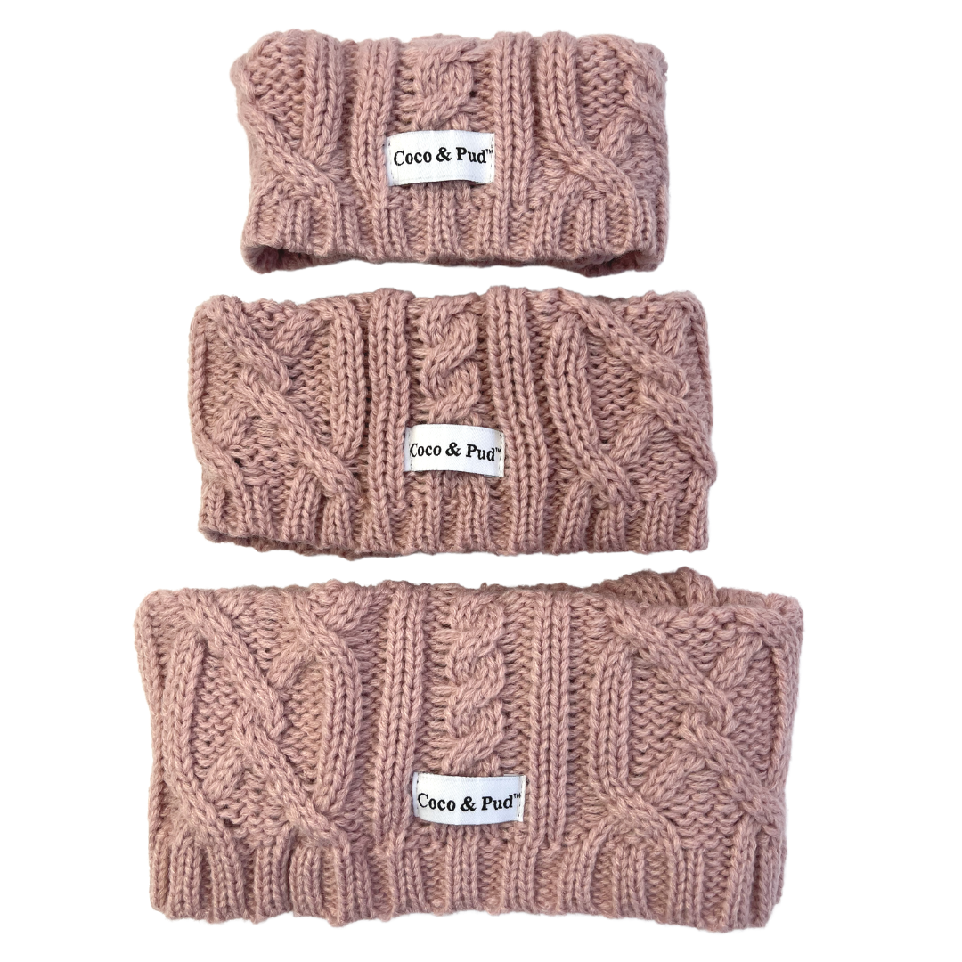 Coco & Pud Coco Cable Dog Snood - 3 sizes