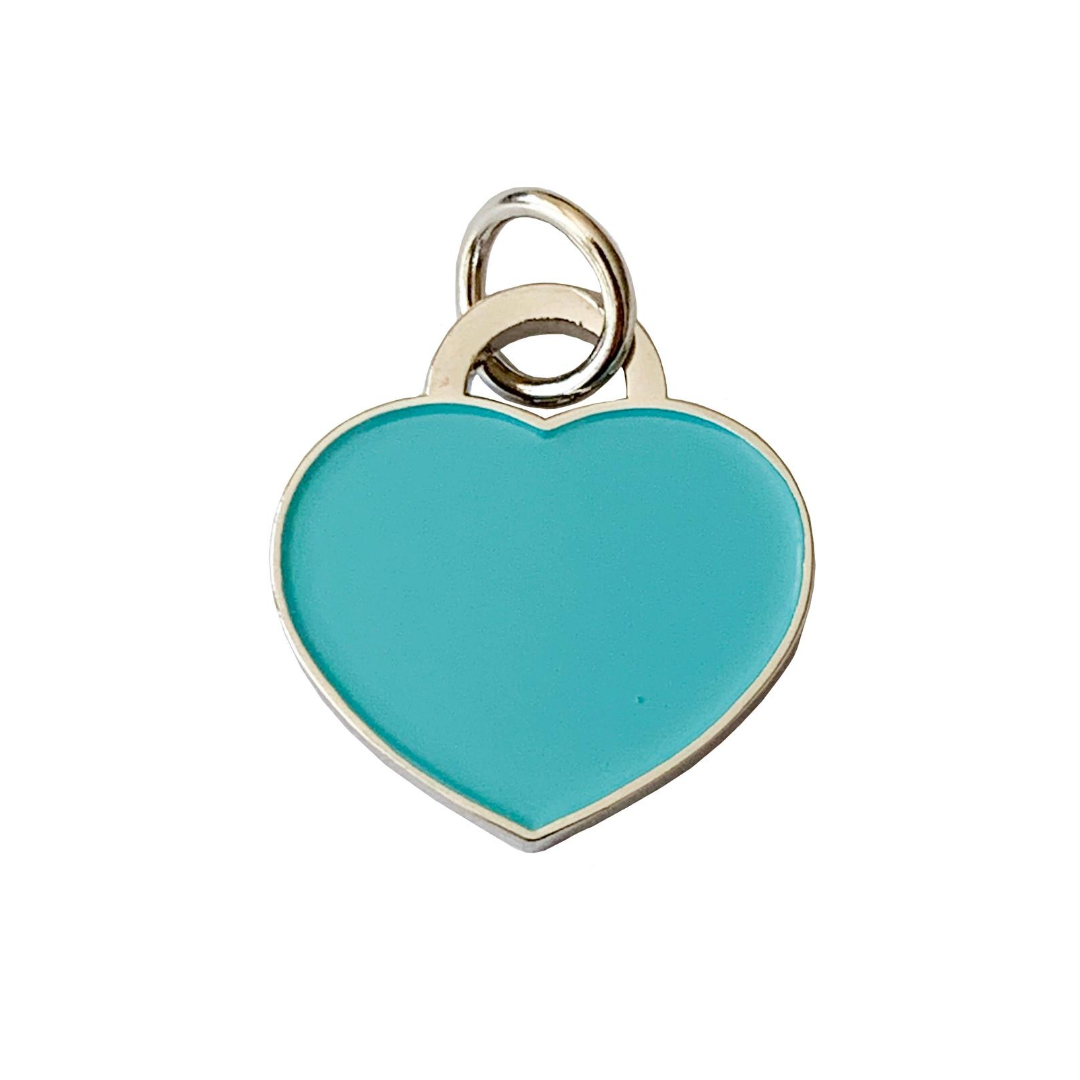 Coco & Pud Audrey Cat Heat ID Tag Silver Teal
