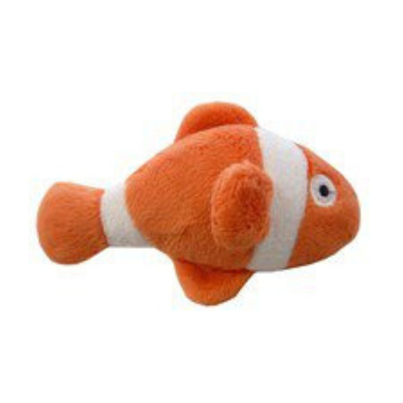 Coco Pud Clown Fish Organic Catnip Toy Orange