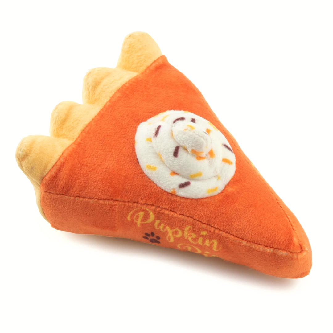 Coco & Pud Pupkin Pie Slice Dog Toy - Haute Diggity Dog