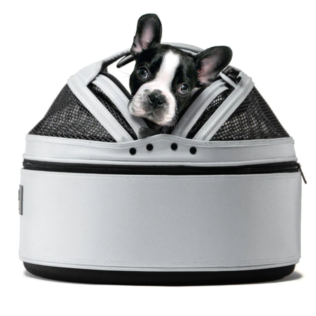 Coco & Pud Sleepypod pet carrier Australia with cute puppy inside