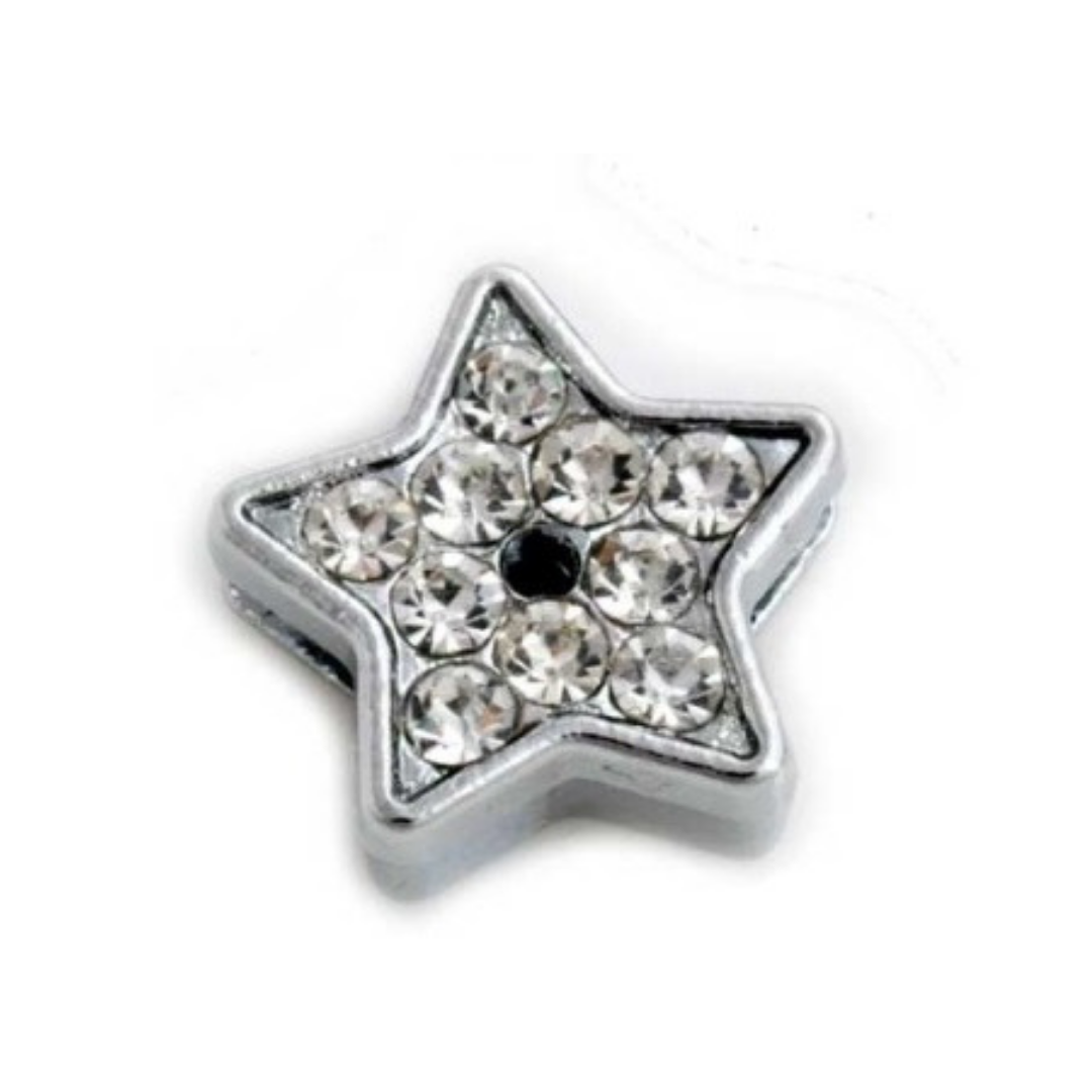 Crystal Star Collar Slide Charm - Coco & Pud
