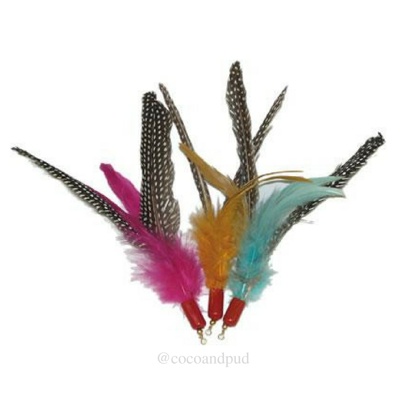 Da Bird Cat Toy Long Rod - Coco & Pud