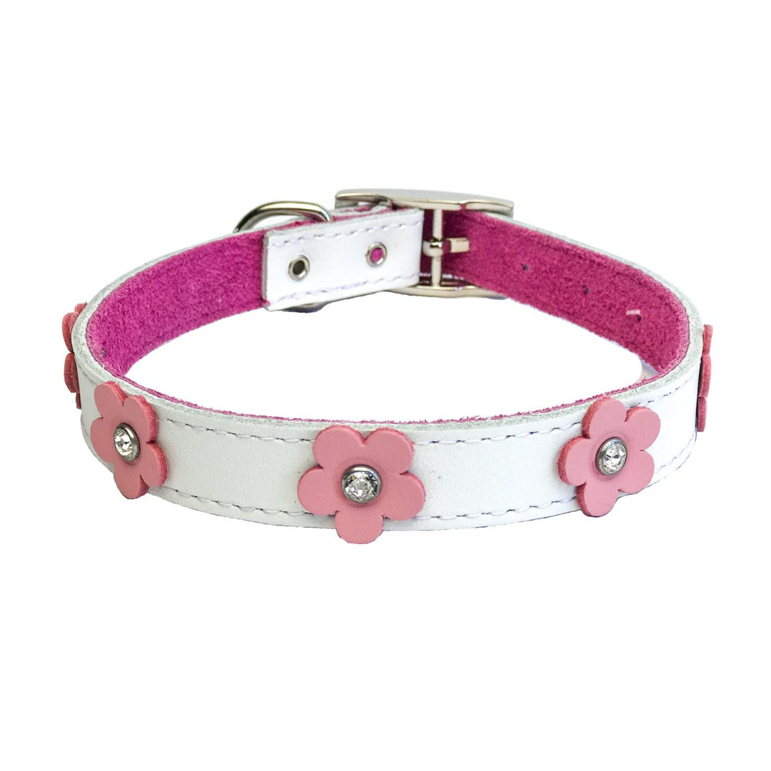 Coco & Pud - Dogue Foxy Dog Collar - White