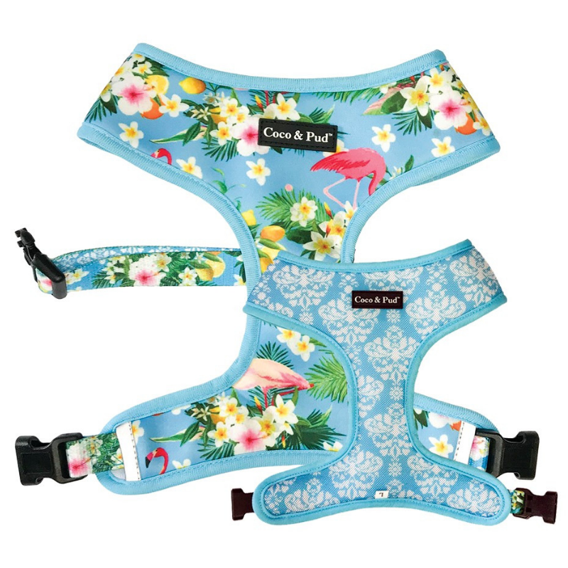 Coco & Pud Flamingo Tropical Dog Harness - Coco & Pud