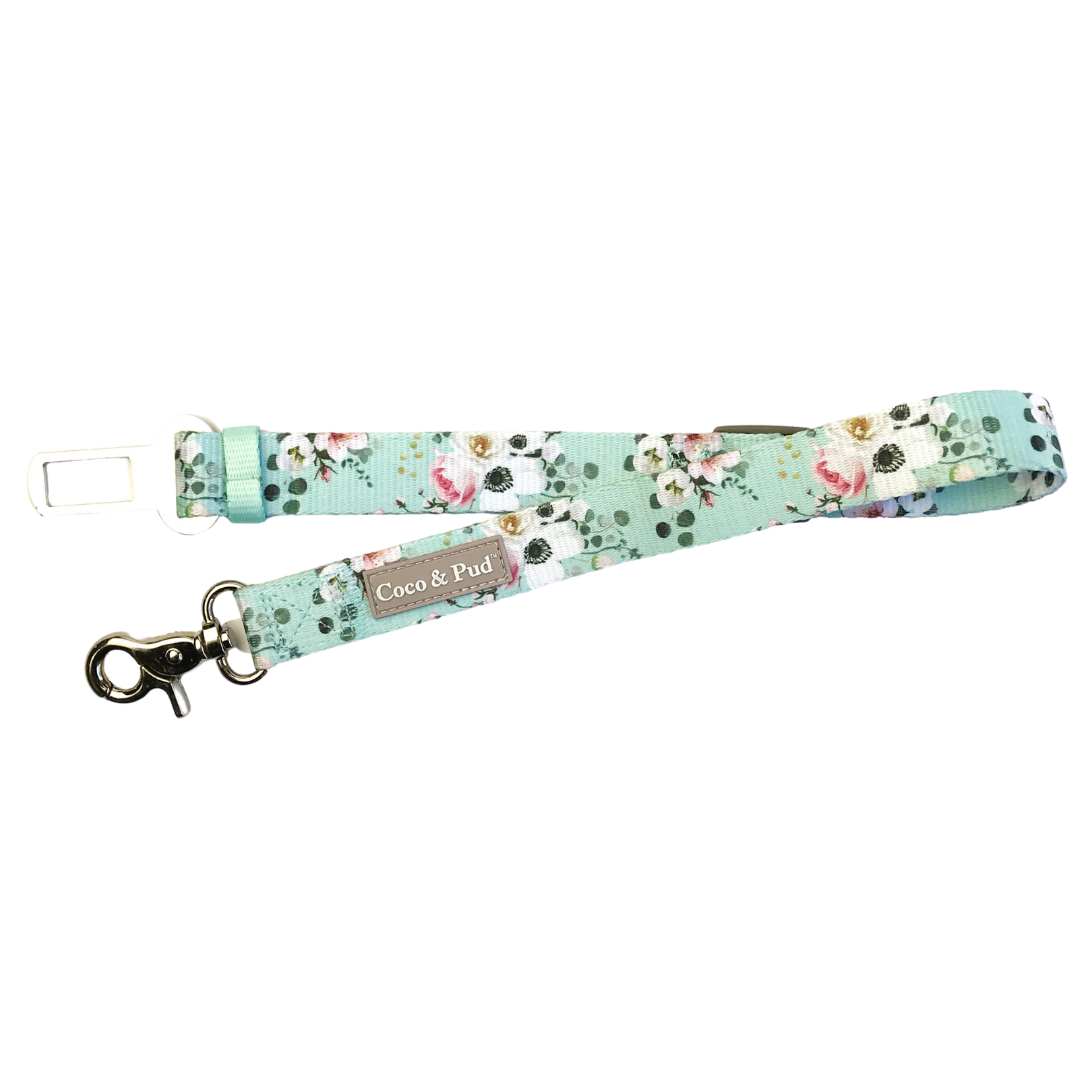 Coco & Pud French Azure Dog Car Seat Belt Restraint