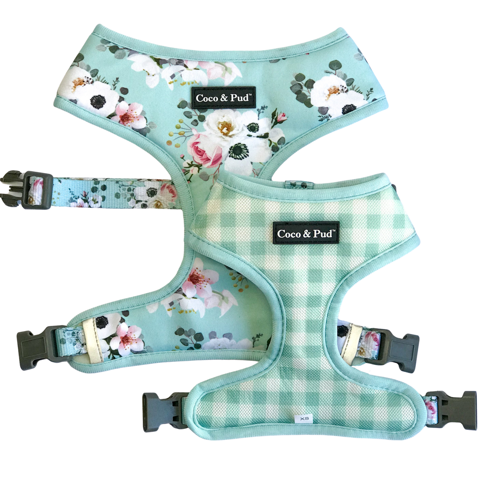 Coco & Pud French Azure Reversible Dog Harness