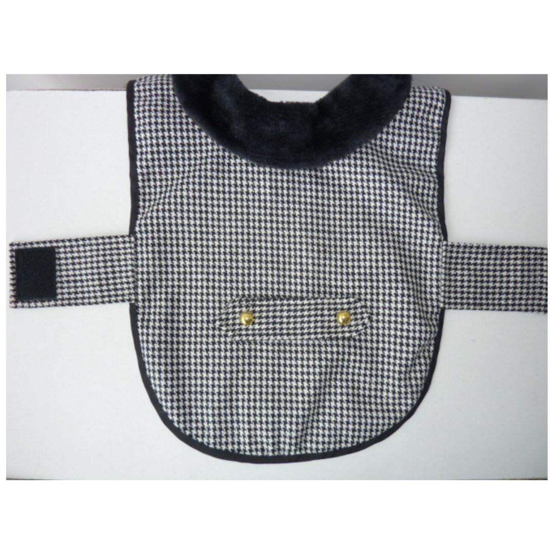 Coco & Pud Houndstooth Dog Coat - Coco & Pud