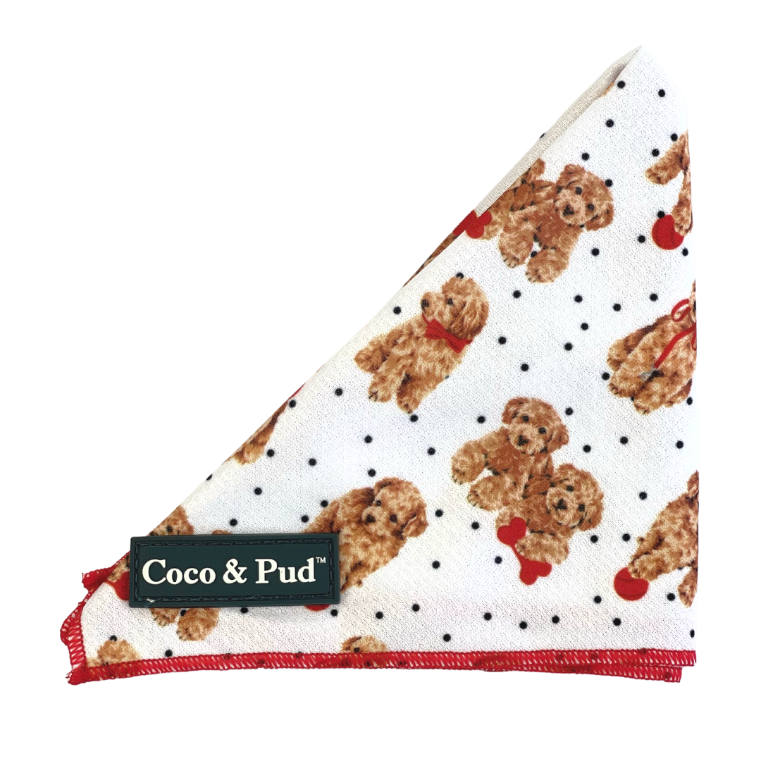 Coco & Pud Oodles of Fun Dog Bandana