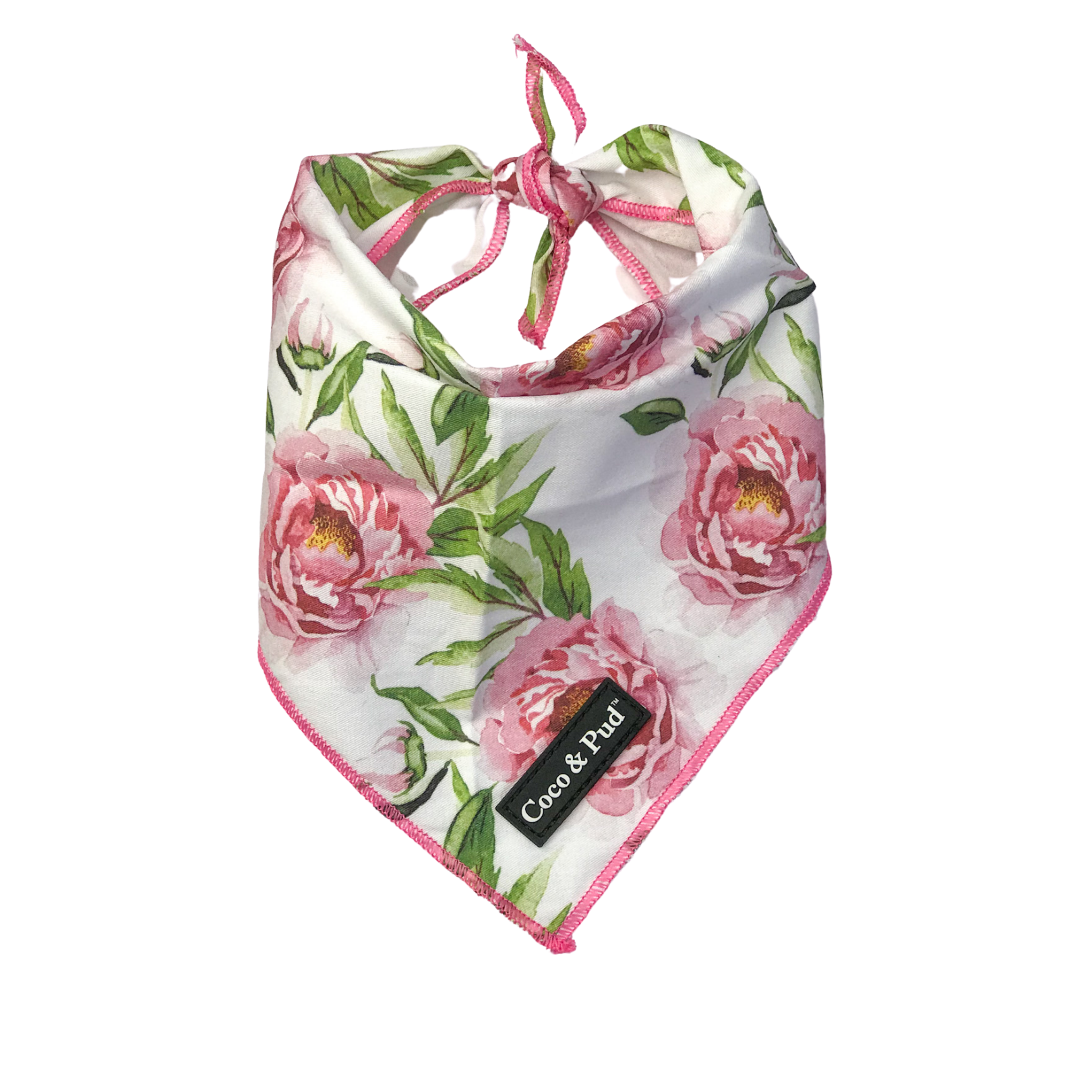 Coco & Pud Peony Cotton Bandana
