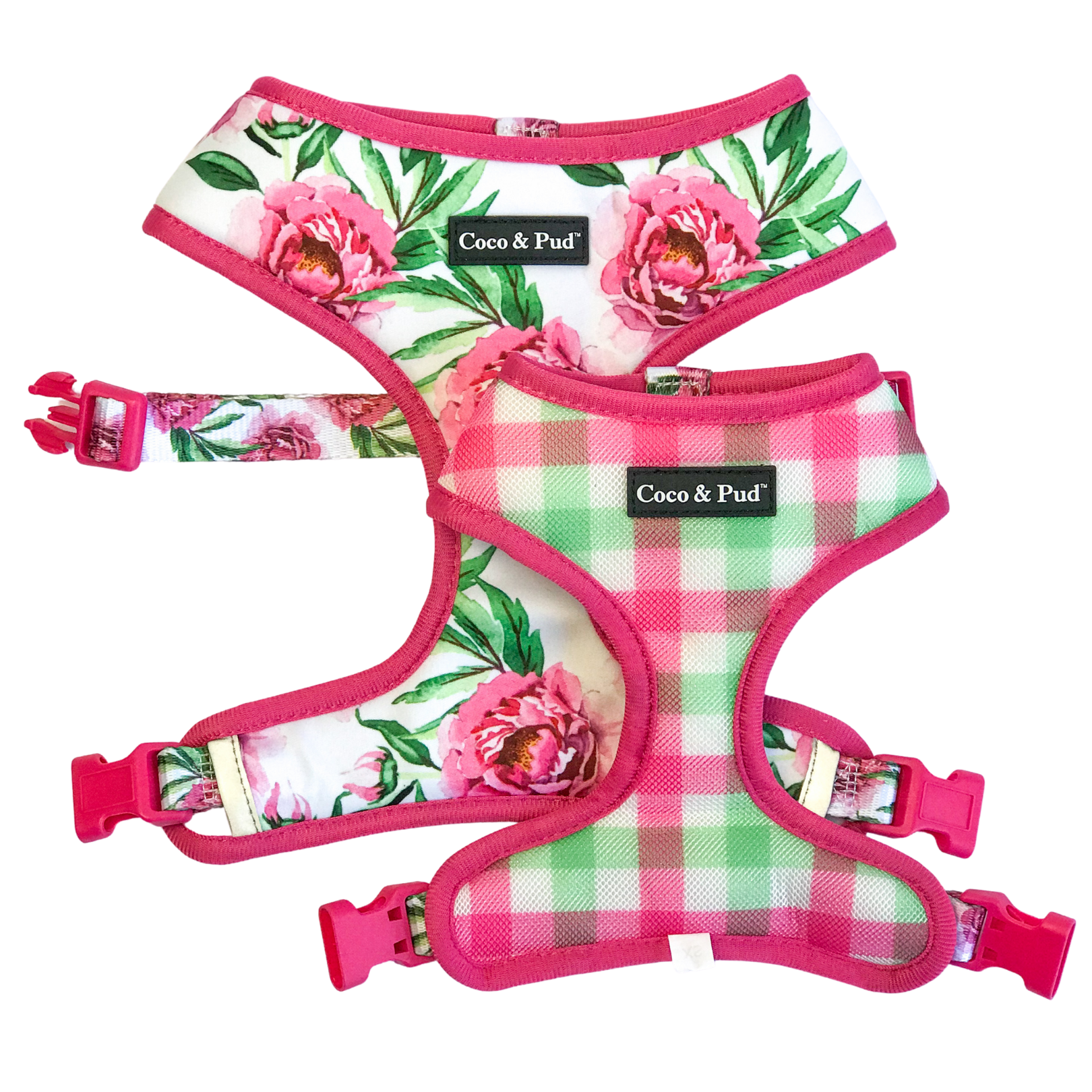 Coco & Pud Peony Reversible Dog Harness