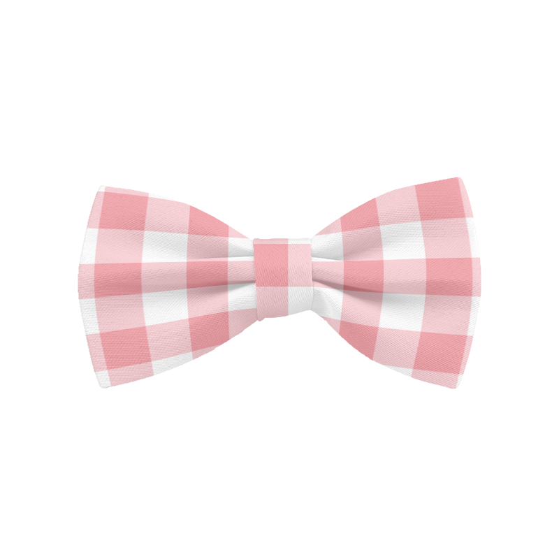 Coco & Pud Gingham Rose Cat Bow tie