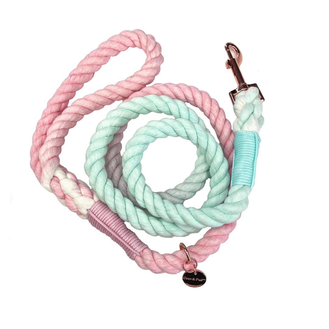 Coco & Pud Provence Rope Dog Lead/ Leash
