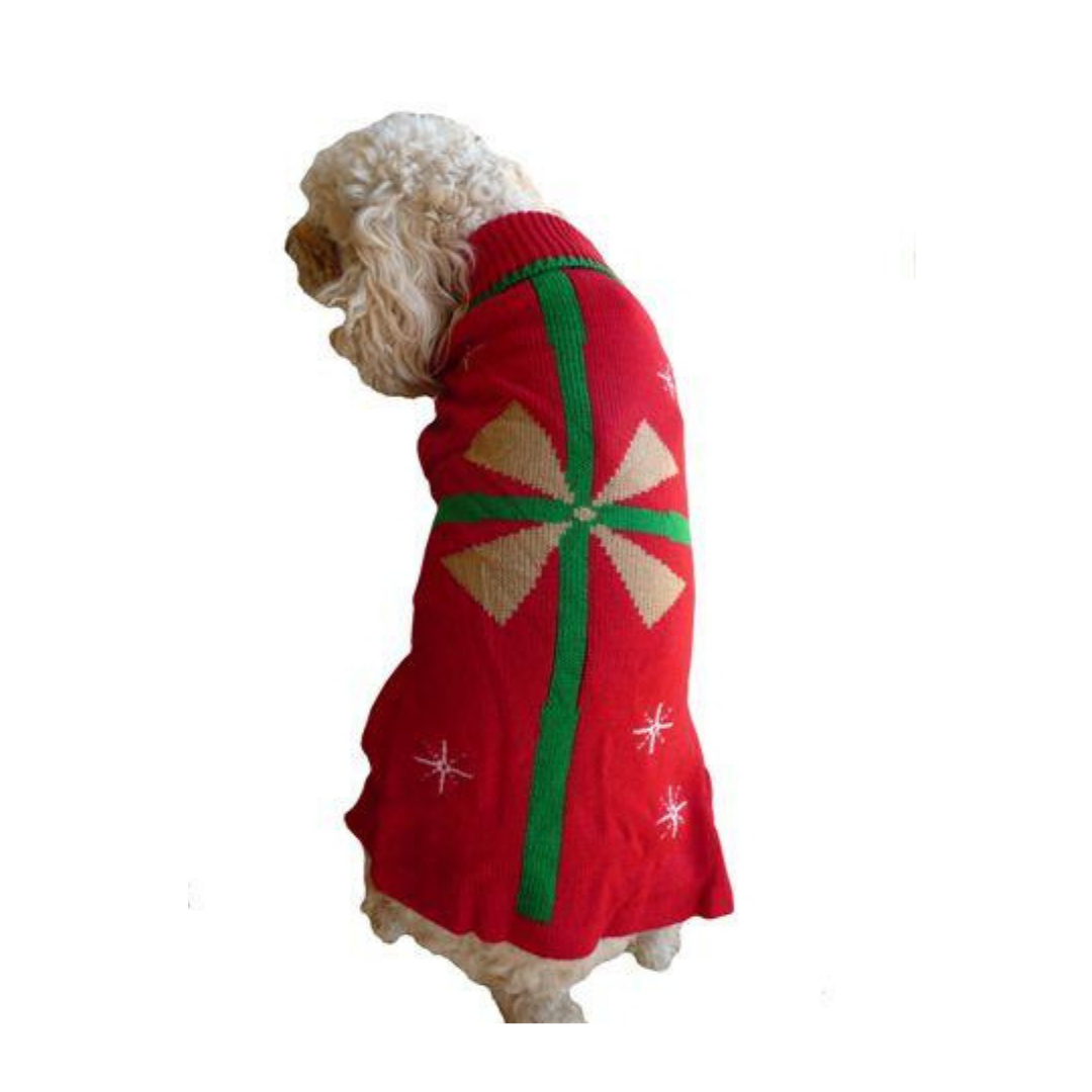 Coco & Pud Christmas Present Dog Sweater - Coco & Pud