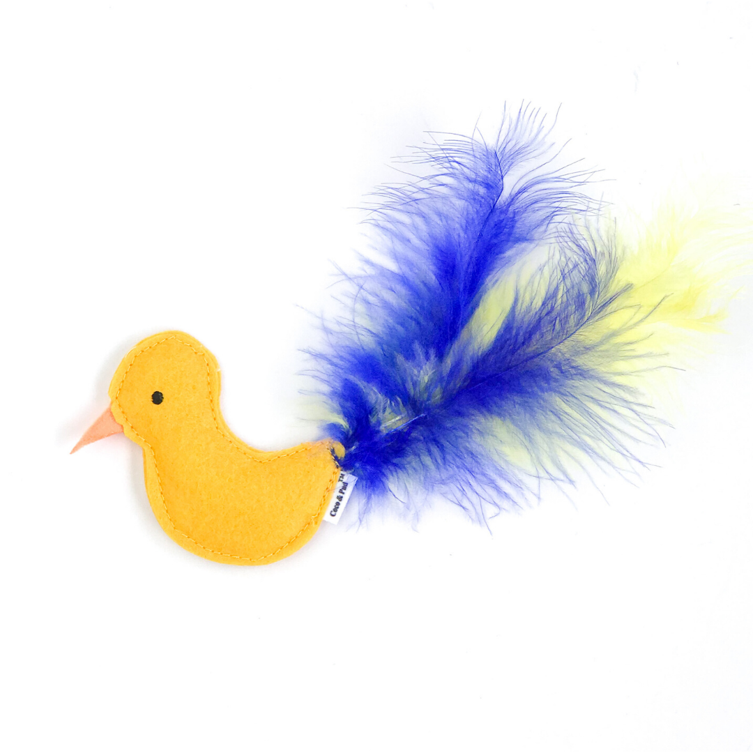 Coco & Pud Tweety Catnip Bird Toy