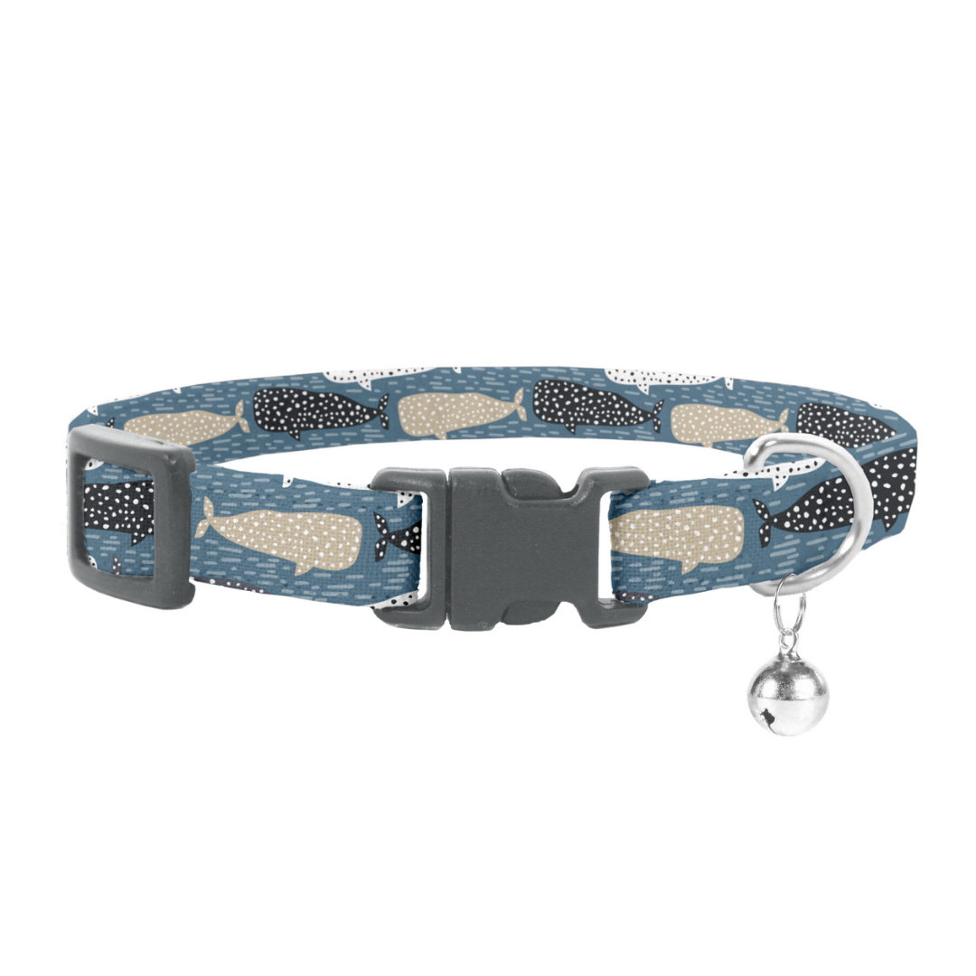 Whale of a Time Cat Safety Collar Bell