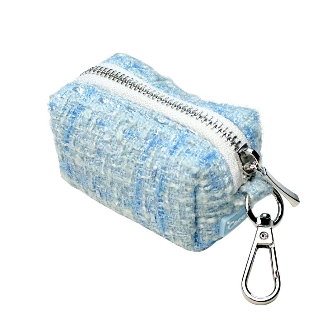 Boucle de Luxe Dog Waste Bag - Whisper Blue
