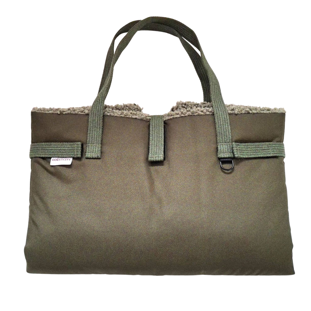 Coco & Pud - Matti Luxury Dog Travel Mat in Sage - Dogs in The City