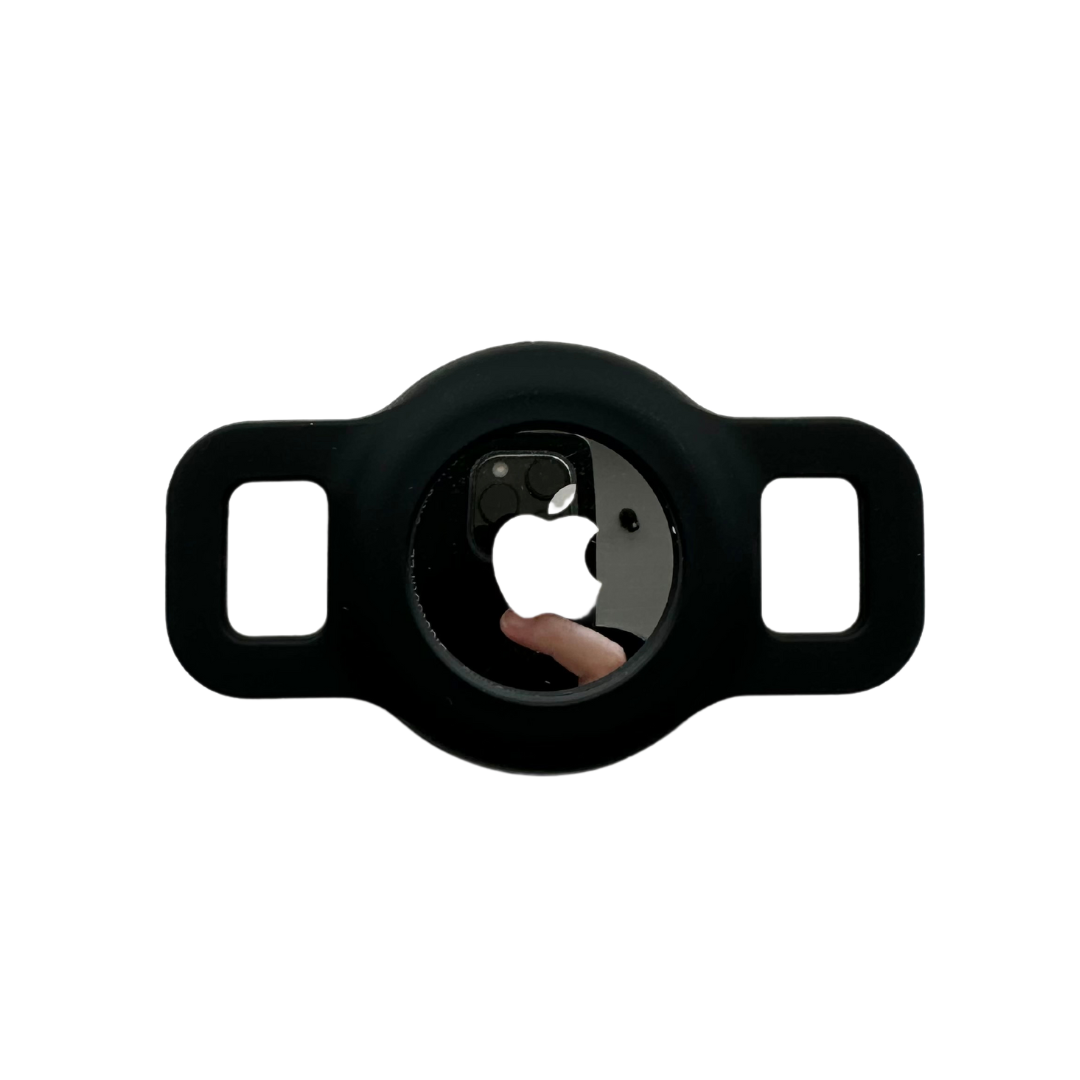 Coco & Pud Pet AirTag Holder - Black (XXS/Cat + Cat Harnesses)